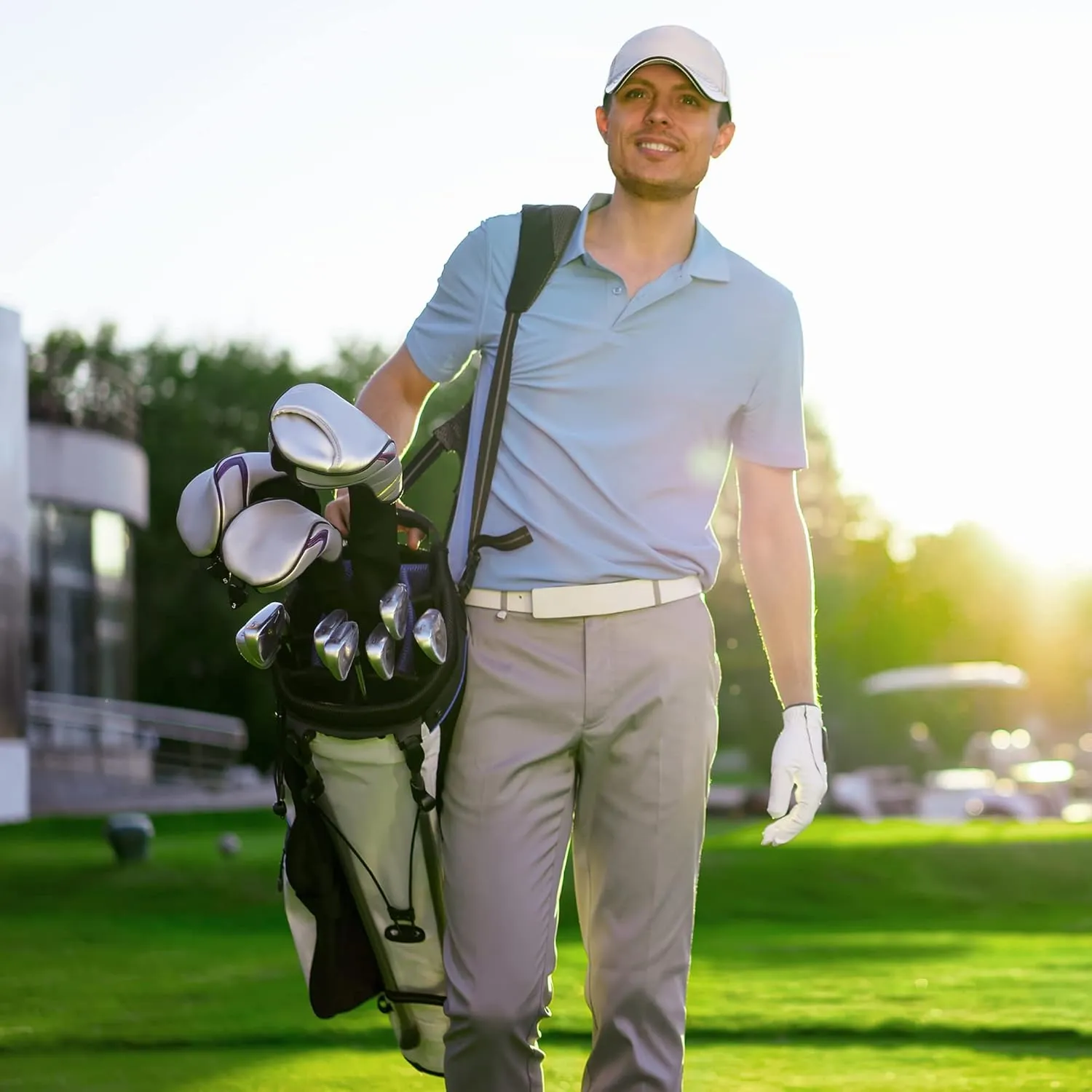 4/5 Pack Mens Polo Shirts Short Sleeve Quick Dry Moisture Wicking Casual Golf T Shirts for Men