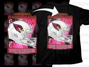Arizona Cardinals Time for Game Png Digital Download