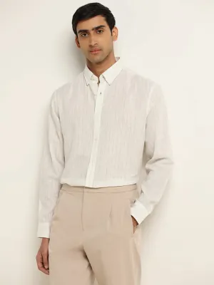 Ascot Off-White Relaxed Fit Shirt