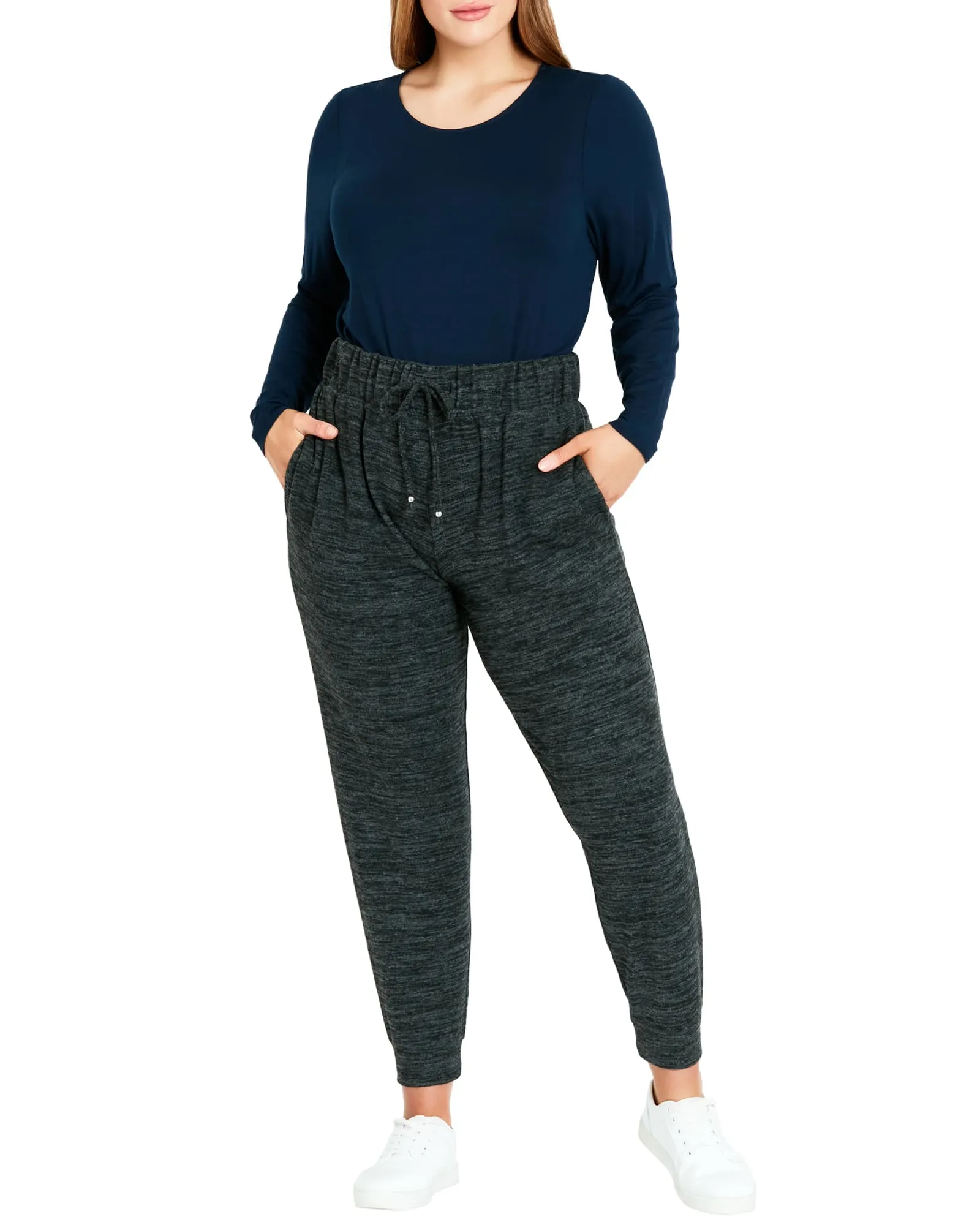 Becca Soft Touch Tapered Pant | Charcoal Grey