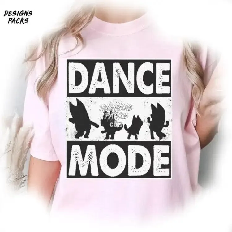 Bluey Birthday Funny Bluey Birthday Kids Bluey Dance Mode Bluey Dance Mode PNG Design