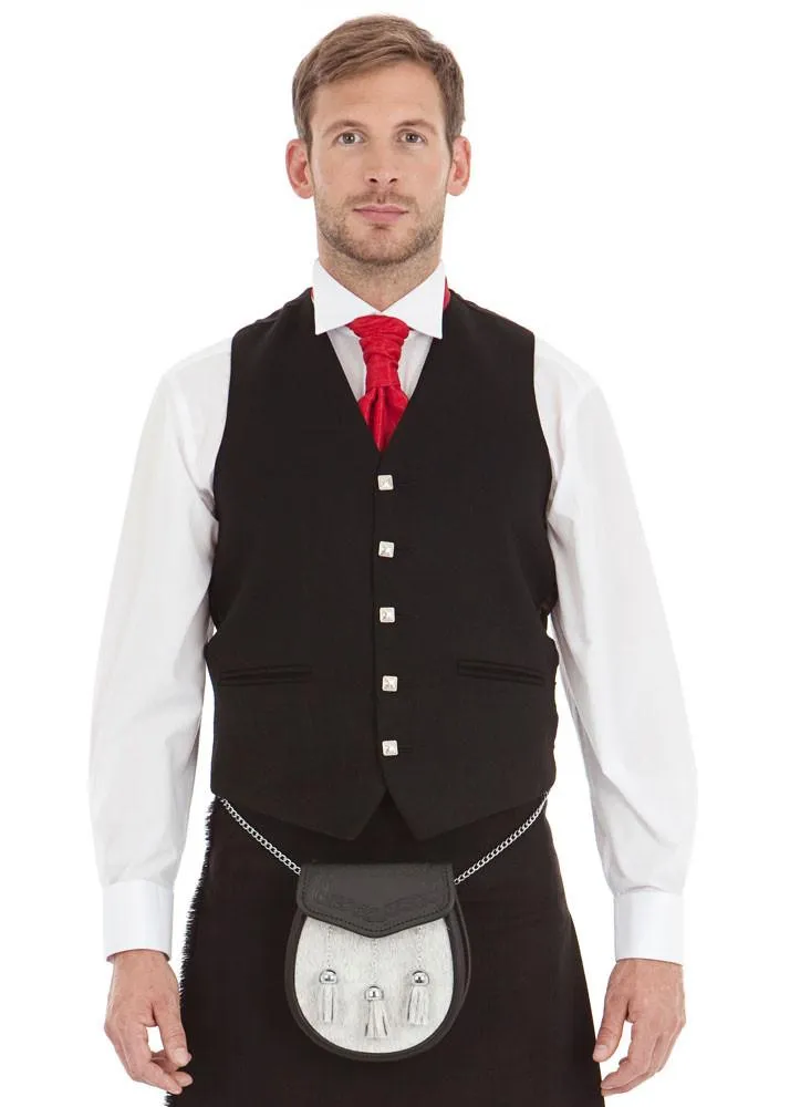 Custom Made 5 Button Tweed Waistcoat