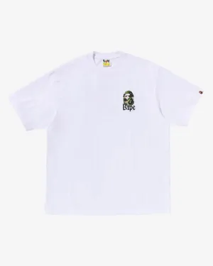 Flora Ape Head Relaxed Fit Tee White