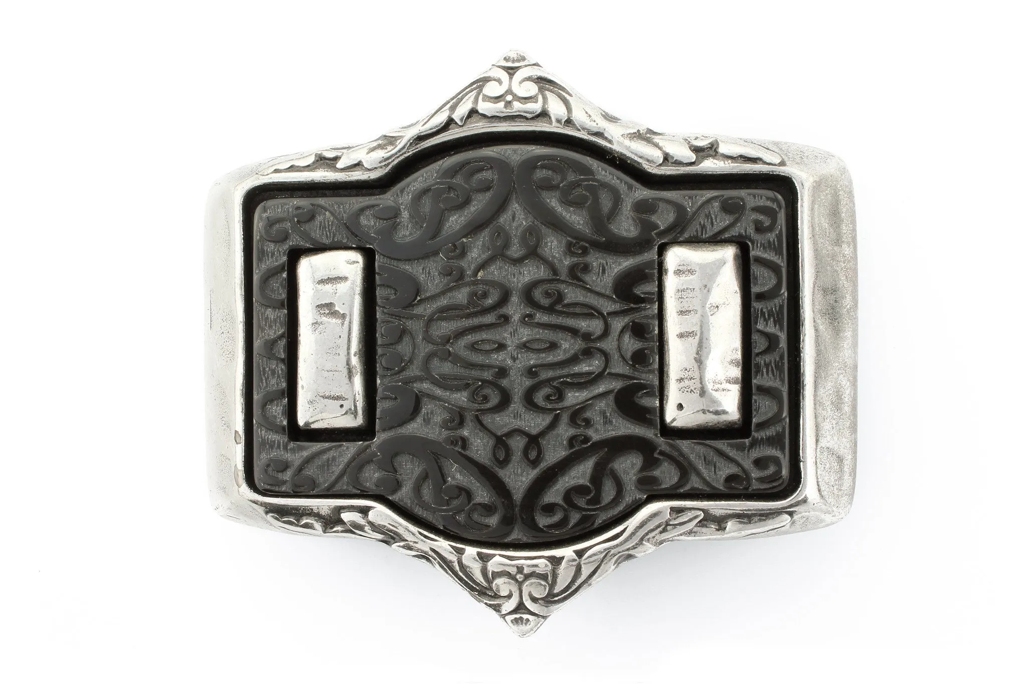 Laser Cut Horn Insert buckle 40mm