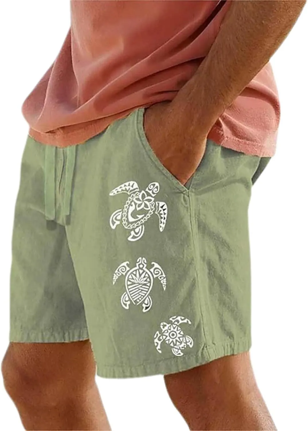 Men Shorts Casual Summer Cotton Men's and Shorts Casual Men's pants Black Shorts Men Linen Shorts for Men's Shorts 7