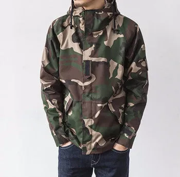 Men's Casual Fashion Loose Camouflage Coat
