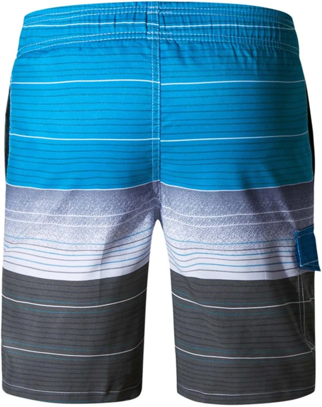 Mens Hawaiian Shorts Cotton Soft Fit Casual Shorts Fashion Beach Vacation Shorts Drawstring Elastic Waist Shorts