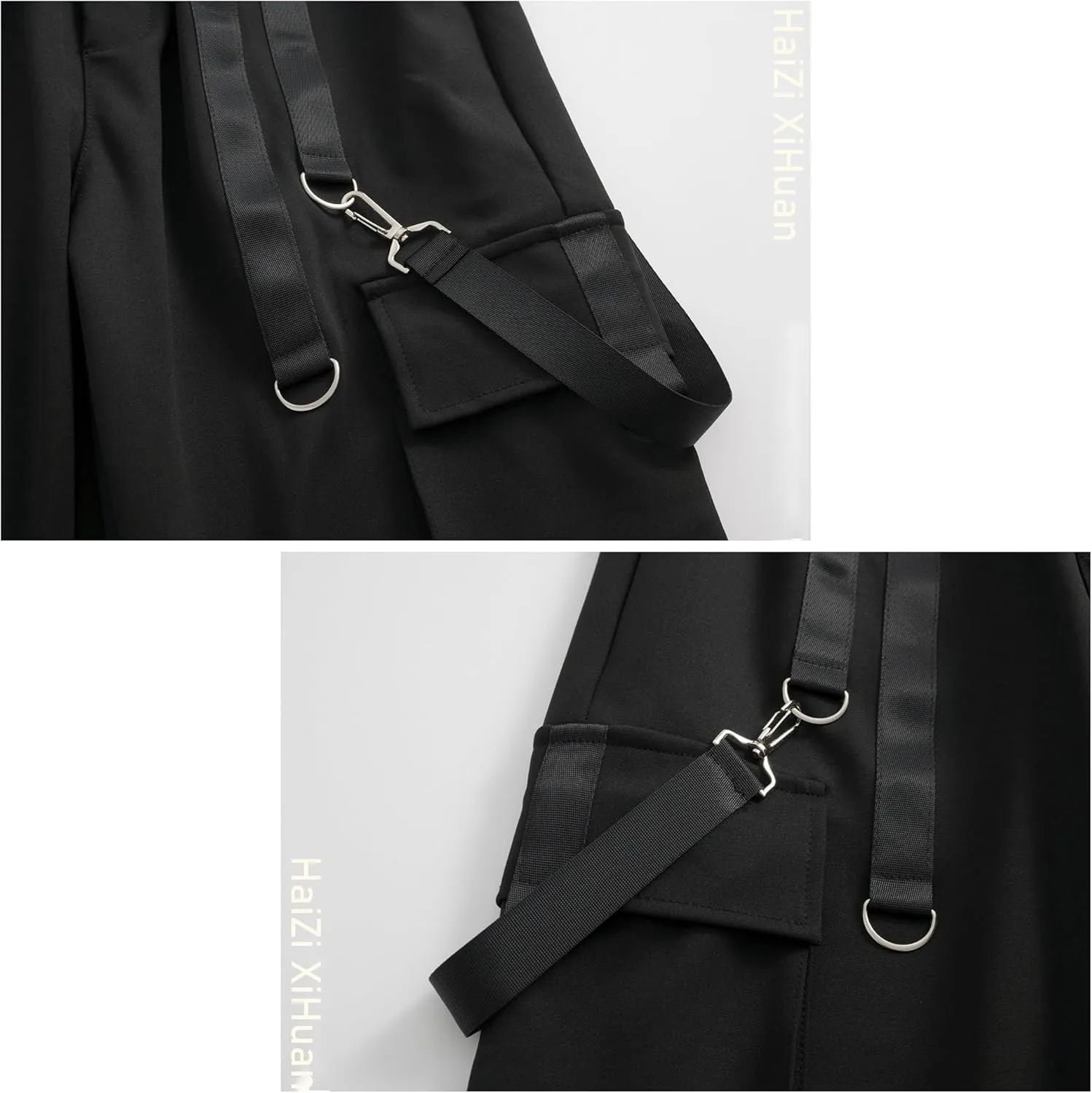Men's Jogger Pants Punk Cargo Baggy Techwear Hip Hop Harem Streetwear Tactical Track Pants
