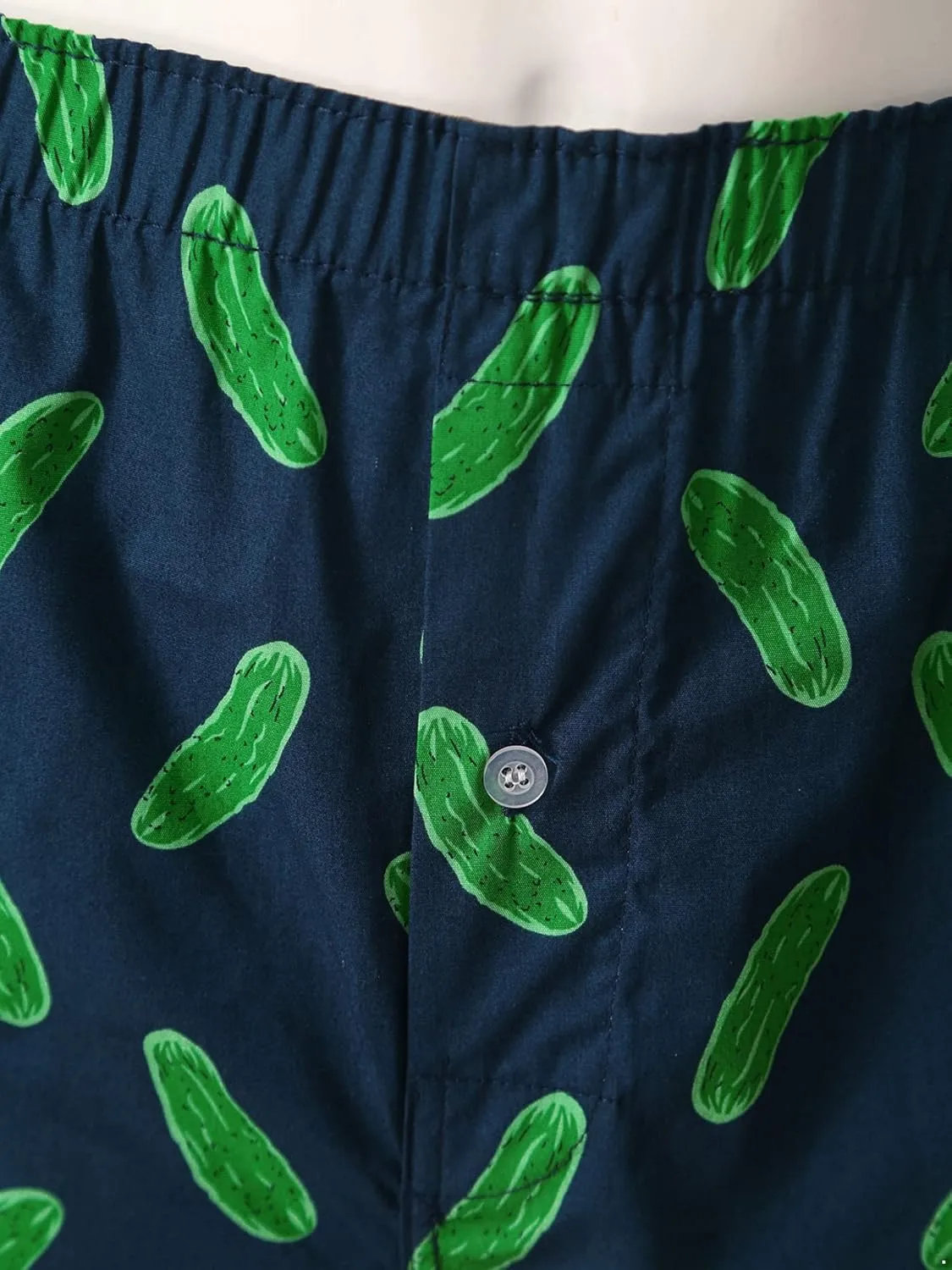 Mens Printing Cotton Boxer Shorts Underwear Casual Lounge Shorts
