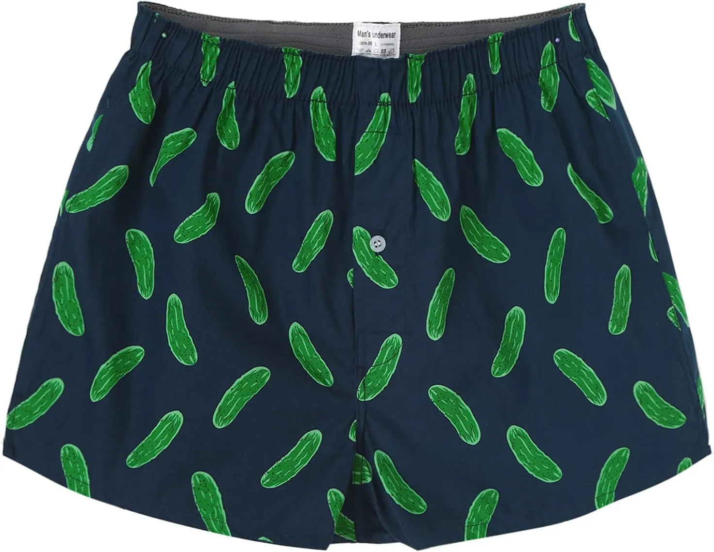 Mens Printing Cotton Boxer Shorts Underwear Casual Lounge Shorts