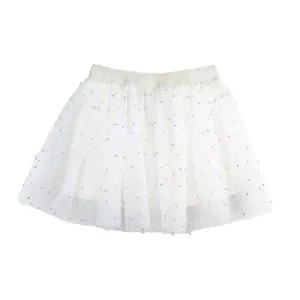 Pearl Stud White Tutu
