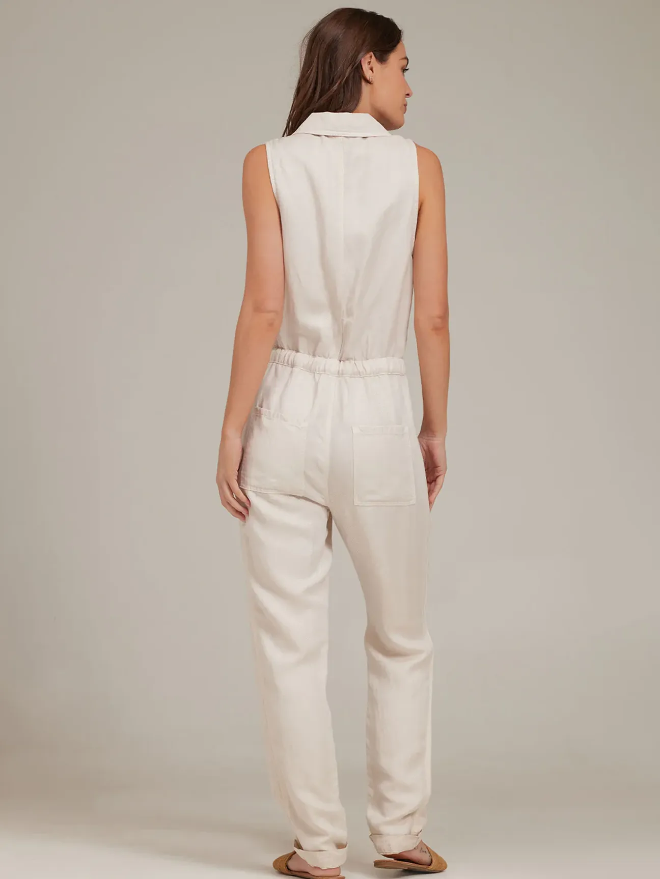 Sierra Linen Pocket Jumpsuit