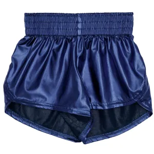 Steph Shorts Metallic- Navy