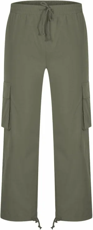 Tactical Pants for Men Stretch Hat Multi Woven Pocket Foot Rope Solid Pants Street Sweatpants Multi Pockets for Men