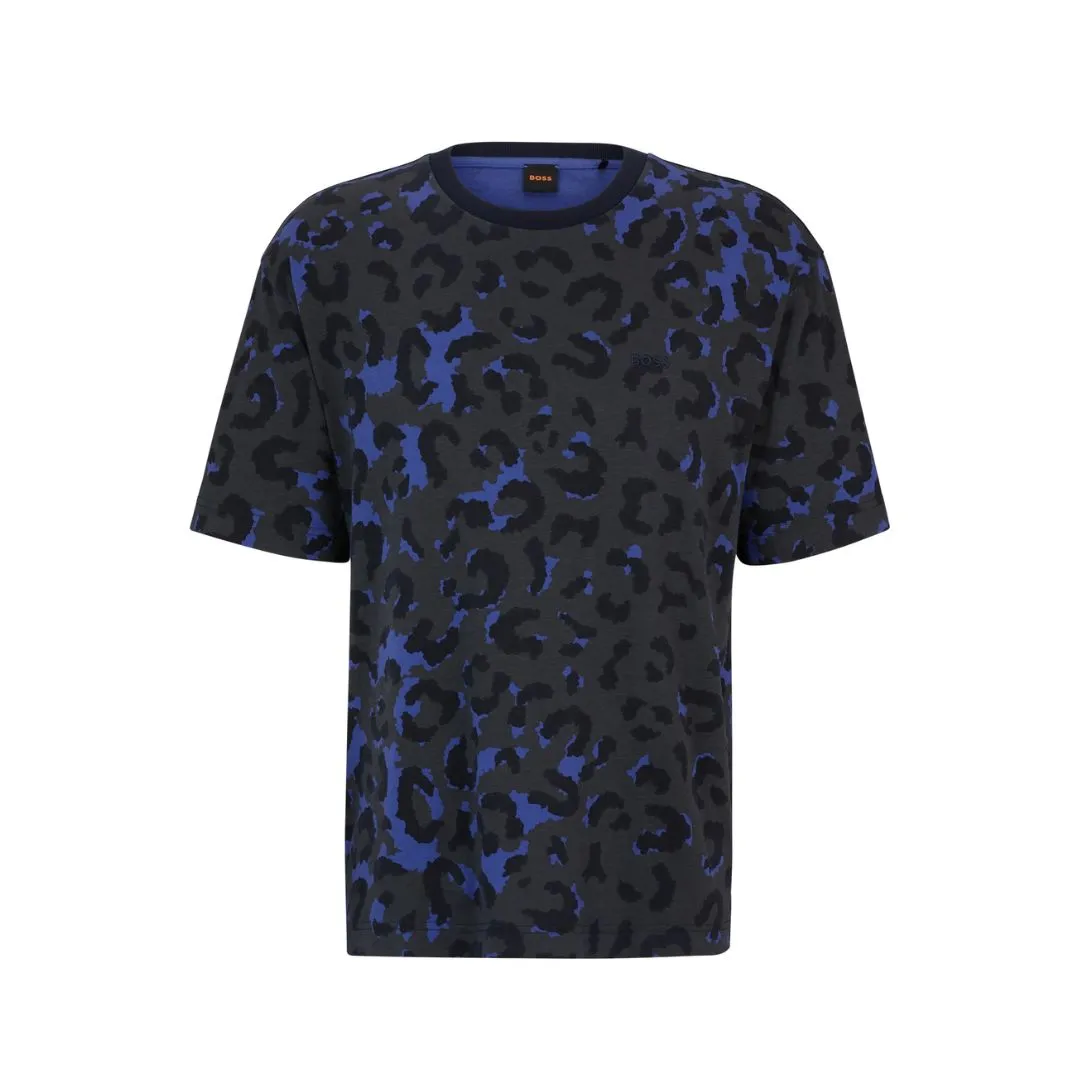Te_Leopard Relaxed Fit Crew T-Shirt 50508562