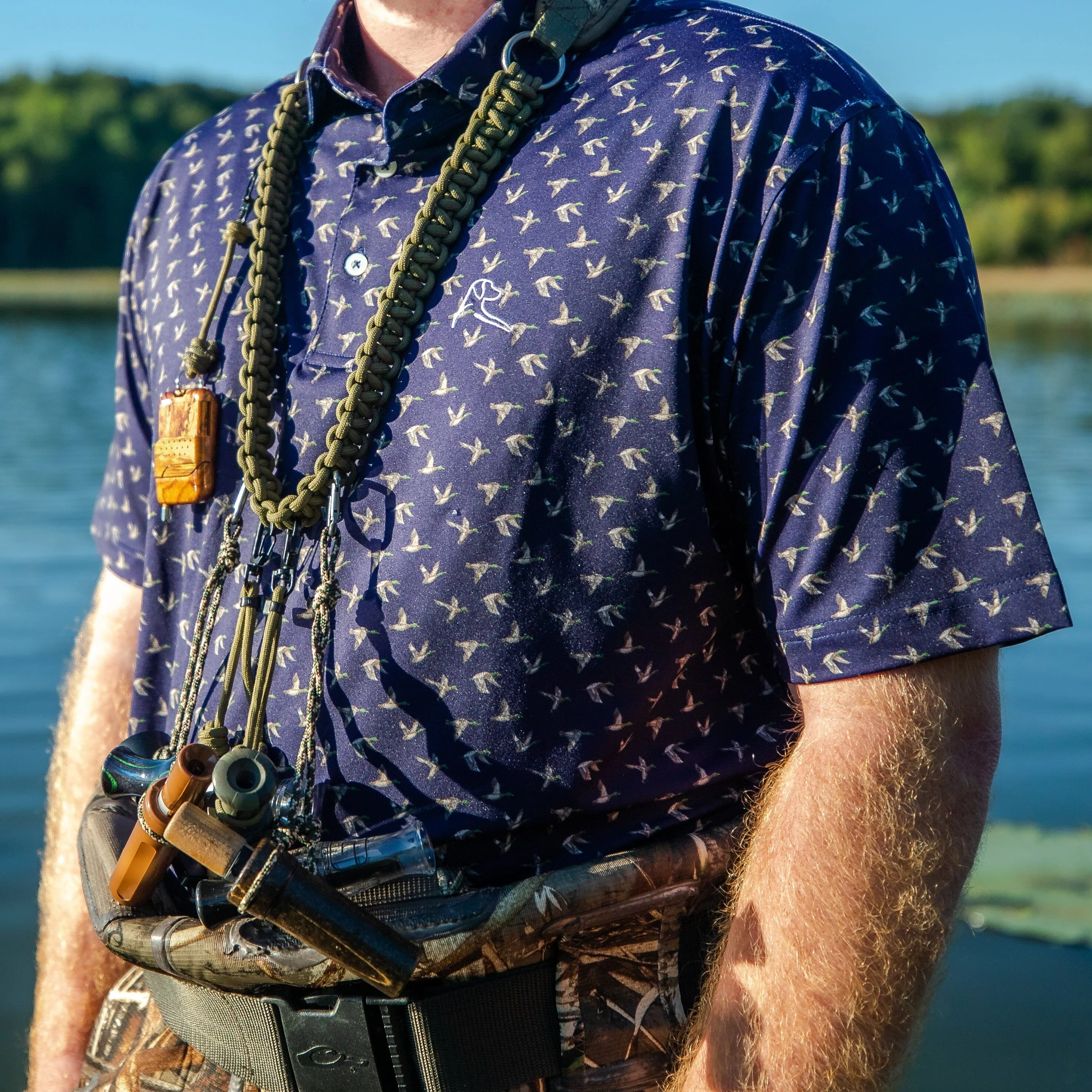 The Waterfowl | Performance Polo | The Waterfowl - Evening Navy
