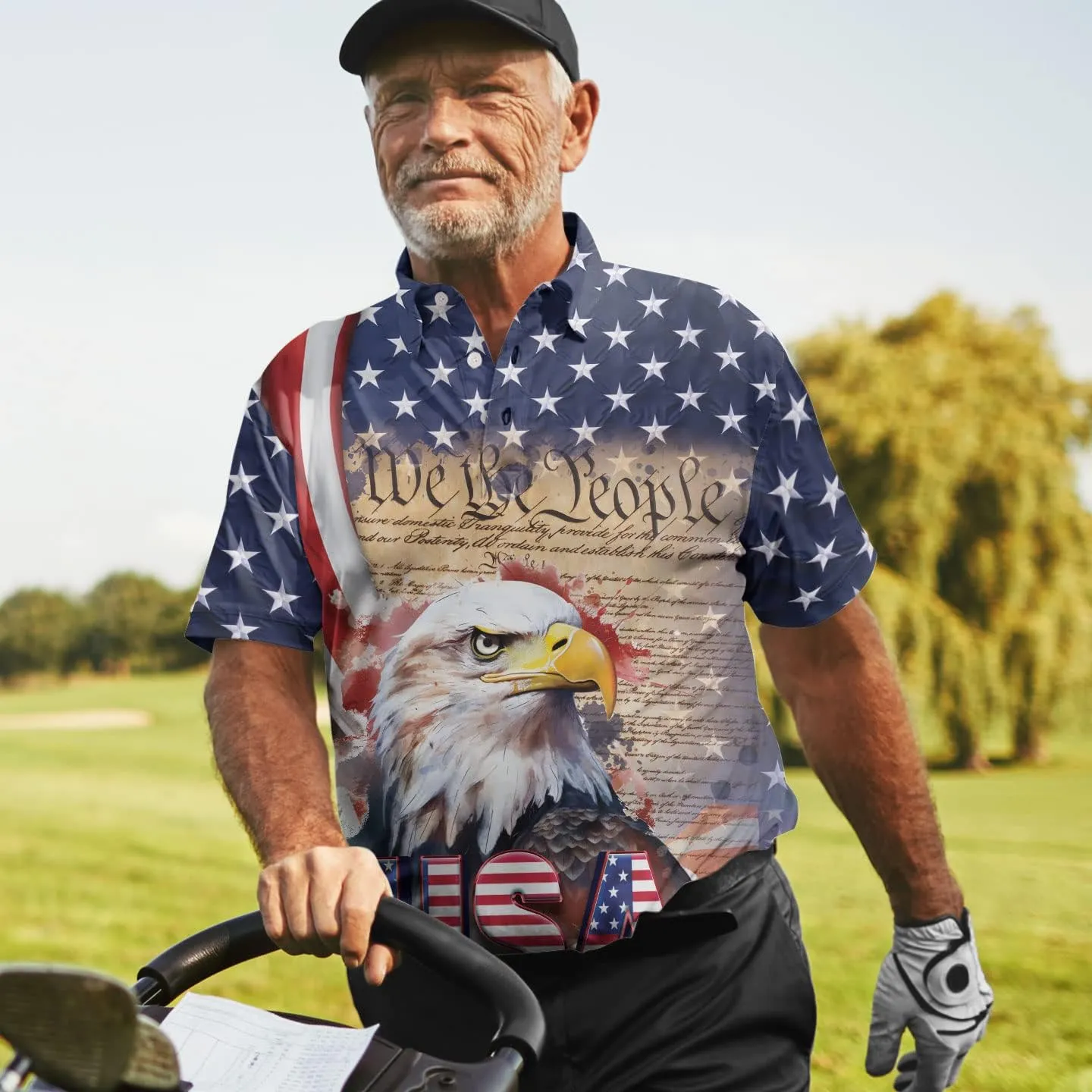 World's Okayest Golfer Funny Personalized Crazy Golf Shirts for Men, Men's Golf Shirts Short Sleeve, Lightweight Golf Polos